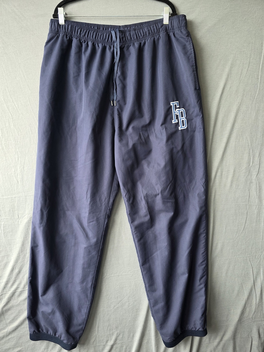 Vintage Y2K FUBU Navy Windbreaker Track Pants XXL Baggy